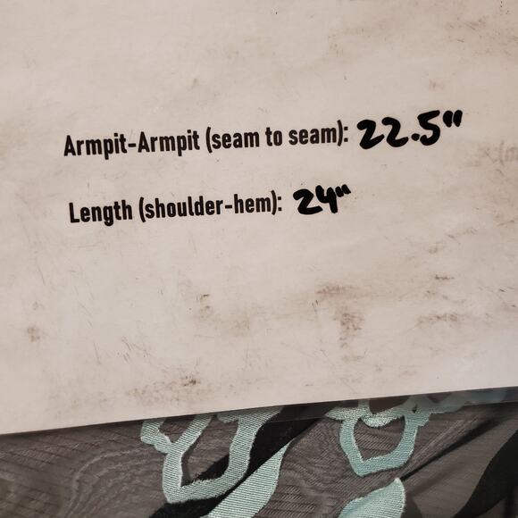 Alex Evenings Vtg Sheer Floral Jaquard Open Jacket Womens Size XL Black Blue - Picture 8 of 8